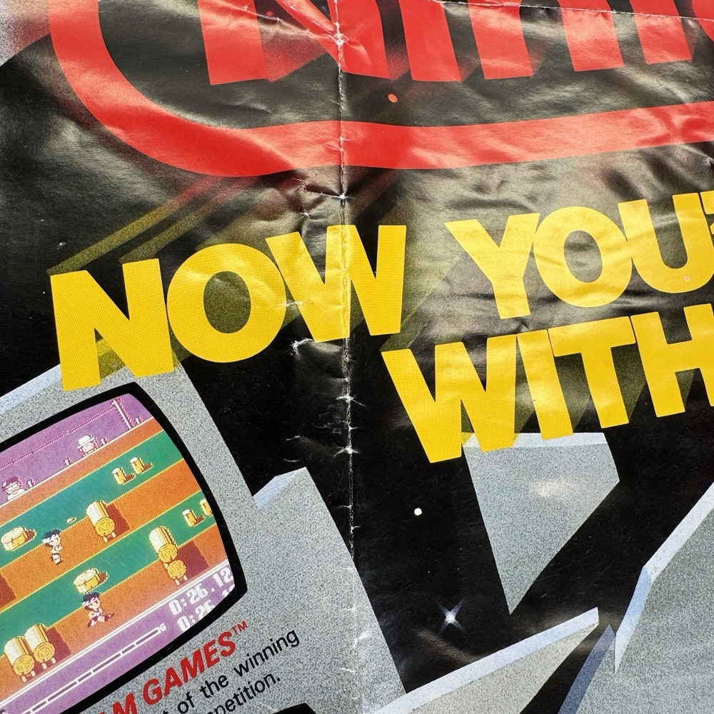 1989 Nintendo Now You're Playing With Power Poster 15-1/2" x 11-3/4" - Picture 7 of 12